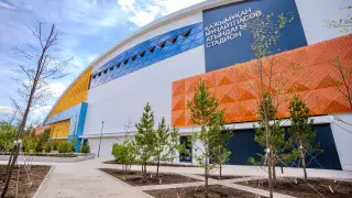 В Астане открыли крытый стадион имени Мунайтпасова