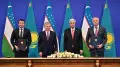 Токаев и Мирзиёев дали старт новым совместным проектам