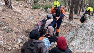 Иностранцы не смогли спуститься с горы в Бурабае