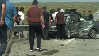 Смертельное ДТП с Lexus и Tank 500 произошло близ Кордая - видео