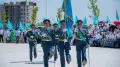 Государственный флаг подняли в Шымкенте в честь праздника