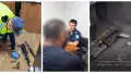 Автомат Калашникова и пистолет нашли в багажнике Mercedes, остановленного в Алматы