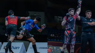 Сборная Казахстана стала абсолютным чемпионом Азии по ММА