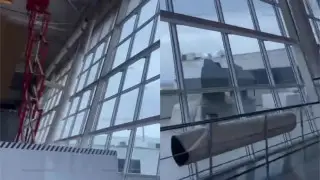 “Упали огромные трубы“. Детали инцидента в аэропорту Алматы озвучили в ДЧС