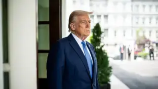 Зловещее послание Трампу оставили на самом видном месте в Вашингтоне