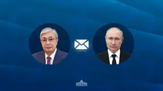 Токаев поздравил Путина с Днём России