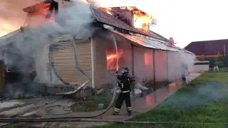 пожар в Кокшетау