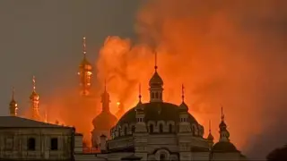 пожар в Киеве