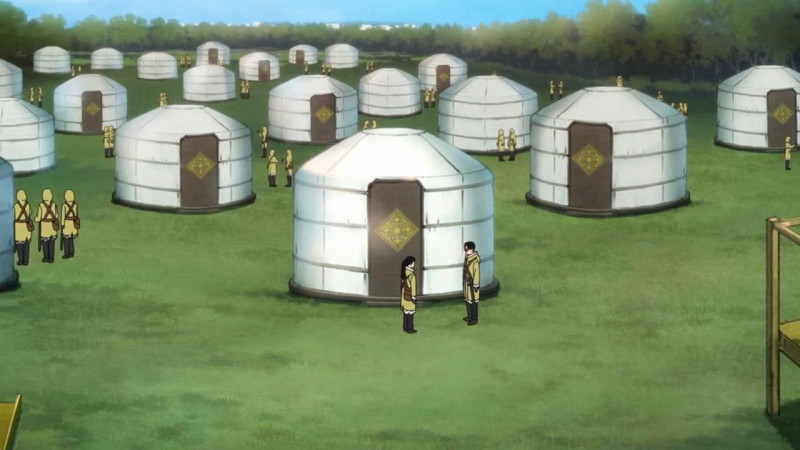 Кадр из аниме Nippon Sangoku