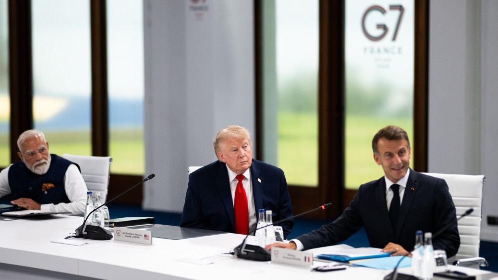 “Я босс“: Трамп опоздал на заседание G7 и рассмешил лидеров