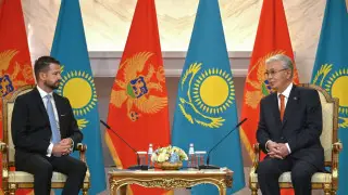 “Казахстанцы хорошо знают Черногорию“. Токаев провел переговоры с Милатовичем