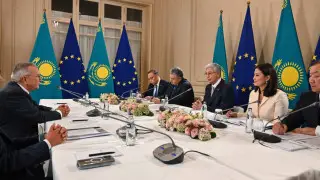 Токаев провел встречи c предствителями ведущих компаний Европы