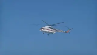 Вертолёт совершил жёсткую посадку под Павлодаром