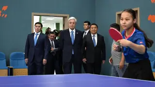 Президент Казахстана осмотрел ряд объектов в Щучинске