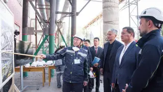 Нурлыбек Налибаев ознакомился с проектами “Казахмыса“ в области Улытау