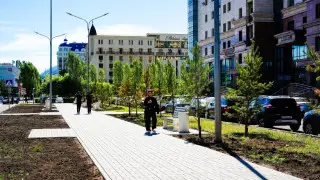 Новая аллея появилась в Астане