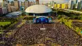 Более 100 тысяч зрителей собрали праздничные концерты в Астане