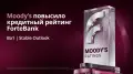 Moody's повысило кредитный рейтинг ForteBank до уровня Ba1 со стабильным прогнозом