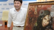 Kazakhstan cinema artist won art contest in New York