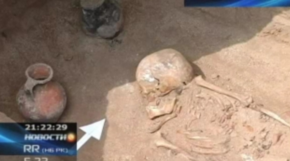 Sarmat warrior's tomb discovered close to Astana