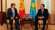PM Karim Massimov meets his Kyrgyz counterpart Almazbek Atambayev