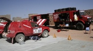 Two Astana crews withdrew from the Silk Way Rally