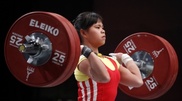 Photo: Chinshanlo won first gold for Kazakhstan in Weight-lifting Championship 