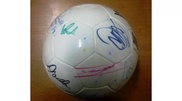 Football with British players’ autographs to be auctioned in Almaty
