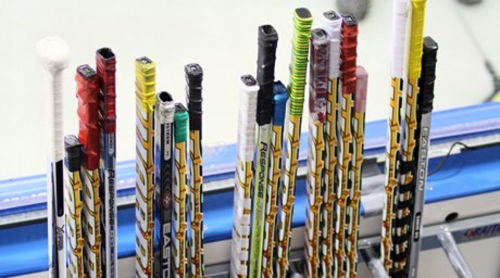 Nazarbayev presented 11-y.o. hockey-player with hockey stick in Ust-Kamenogorsk