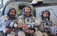 Three astronauts land on Earth from ISS in Russian capsule 
