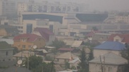 PHOTO: Smog covers Pavlodar because of Russian wildfires