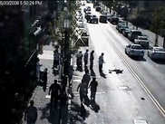 Tourists film New York police shooting 
