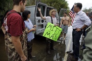  US campaigns duel over storm-ravaged New Orleans 