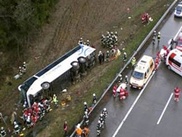 Bus plunges into ravine in Peru, killing 22 
