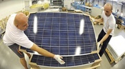 Solar roof installed on KazKosmos building in Baikonur