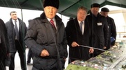 Nazarbayev checked on construction of road junctions in Almaty