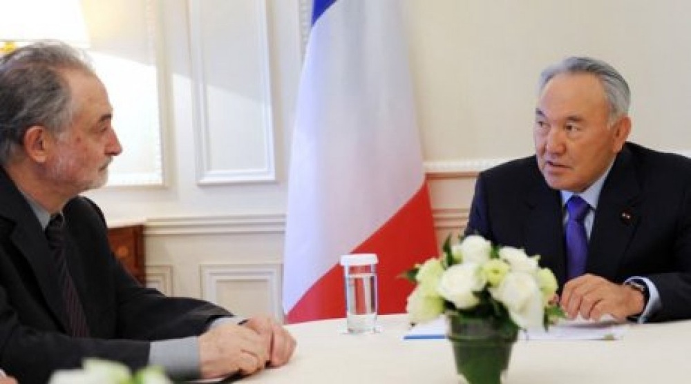 Nursultan Nazarbayev met with Jacques Attali in Paris