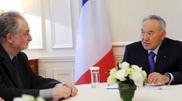 Nursultan Nazarbayev met with Jacques Attali in Paris