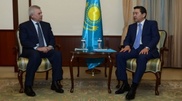 Serik Akhmetov met with head of Lukoil in Astana