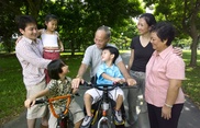 China law says family members should visit elderly relatives 