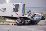 9 dead after bus careens into Oregon ravine 