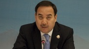 Kazykhanov and Clinton discussed partnership