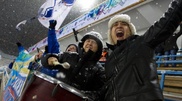 PHOTO: Kazakhstan won over USA in its second World Bandy Championship match