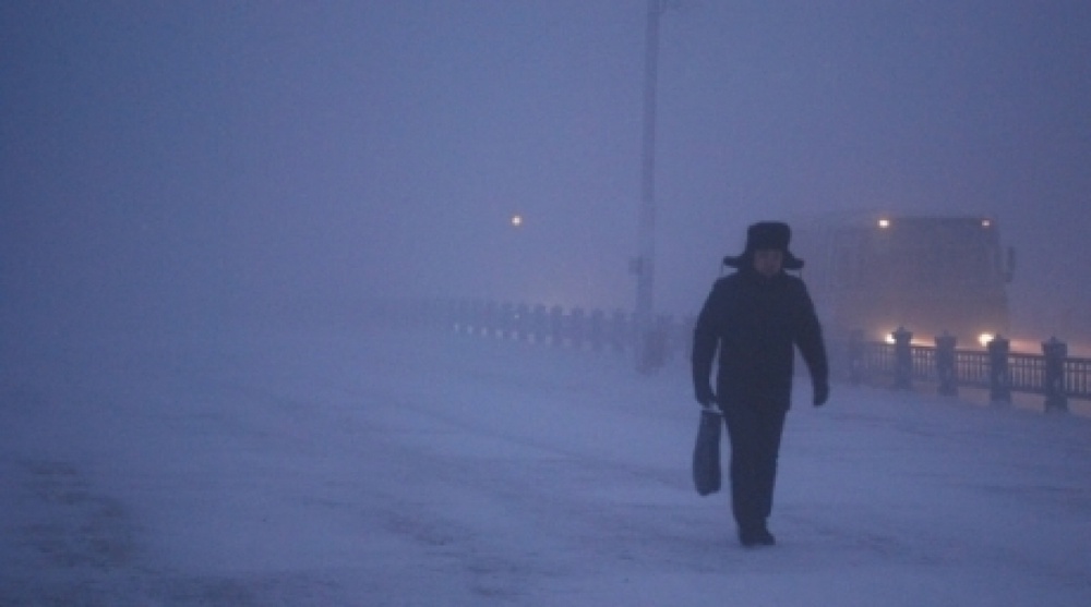 -33 degrees centigrade frost looming over northern and central Kazakhstan 