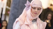 PHOTO: Nurkadilova presented her Muslim clothes deluxe collection