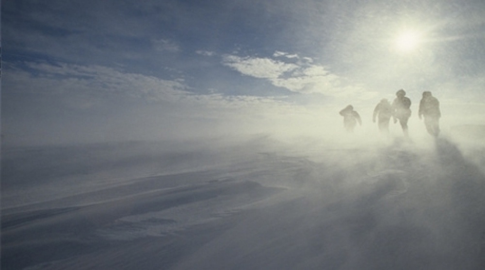 Chinese scientists got caught in snow close to Semei