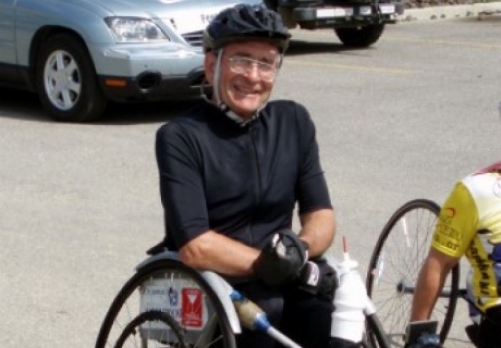 Kazakhstan disabled athlete ran marathon in USA