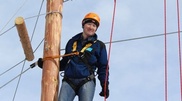 Shymbulak slackline park is pegging at Guinness World Records