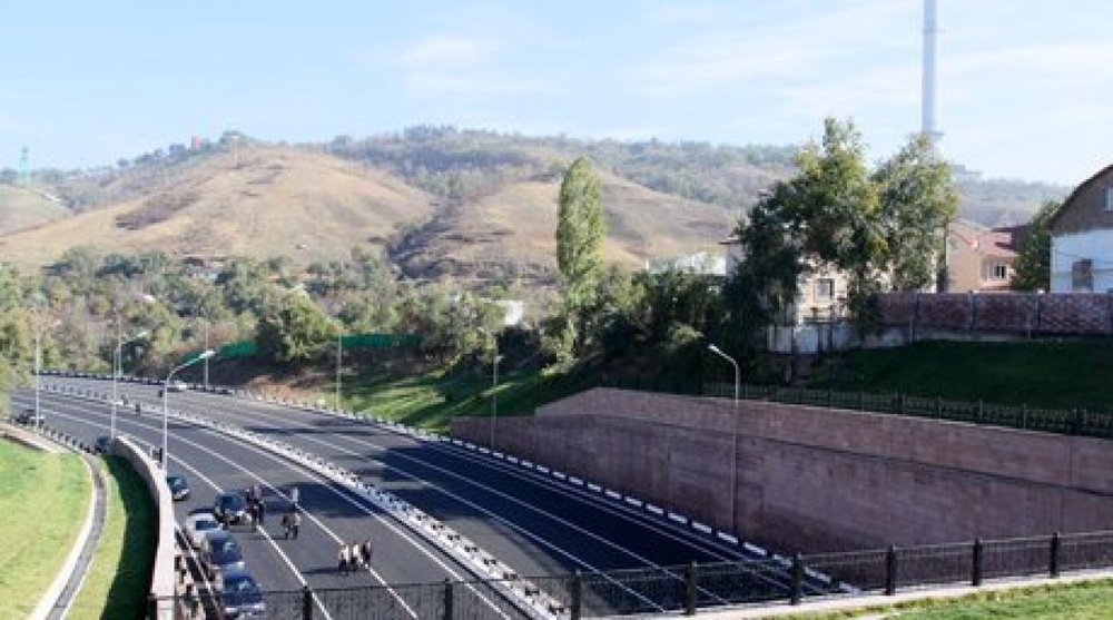 Alternative routes to unload Eastern Bypass Road in Almaty