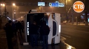 Bus with 11 foreigners meets with accident in Almaty